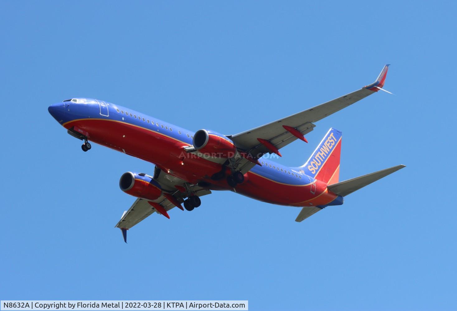 N8632A, 2014 Boeing 737-8H4 C/N 60082, TPA 2022