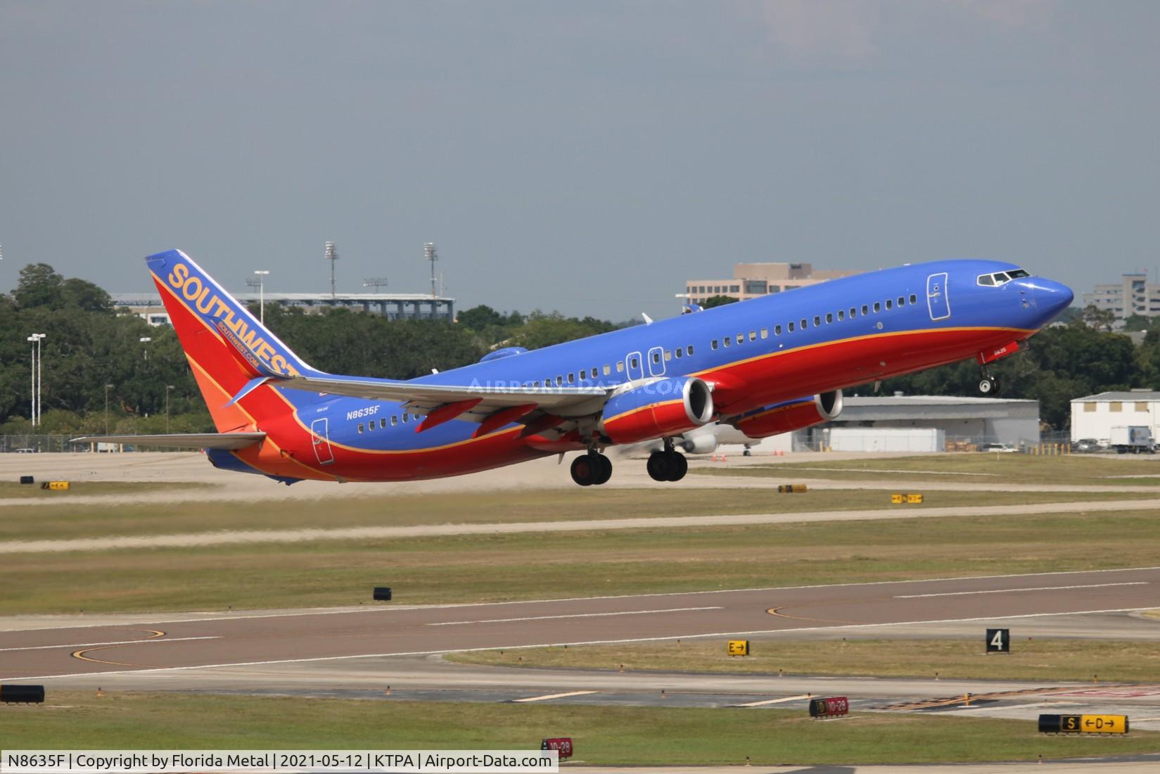 N8635F, 2014 Boeing 737-8H4 C/N 60083, TPA 2021