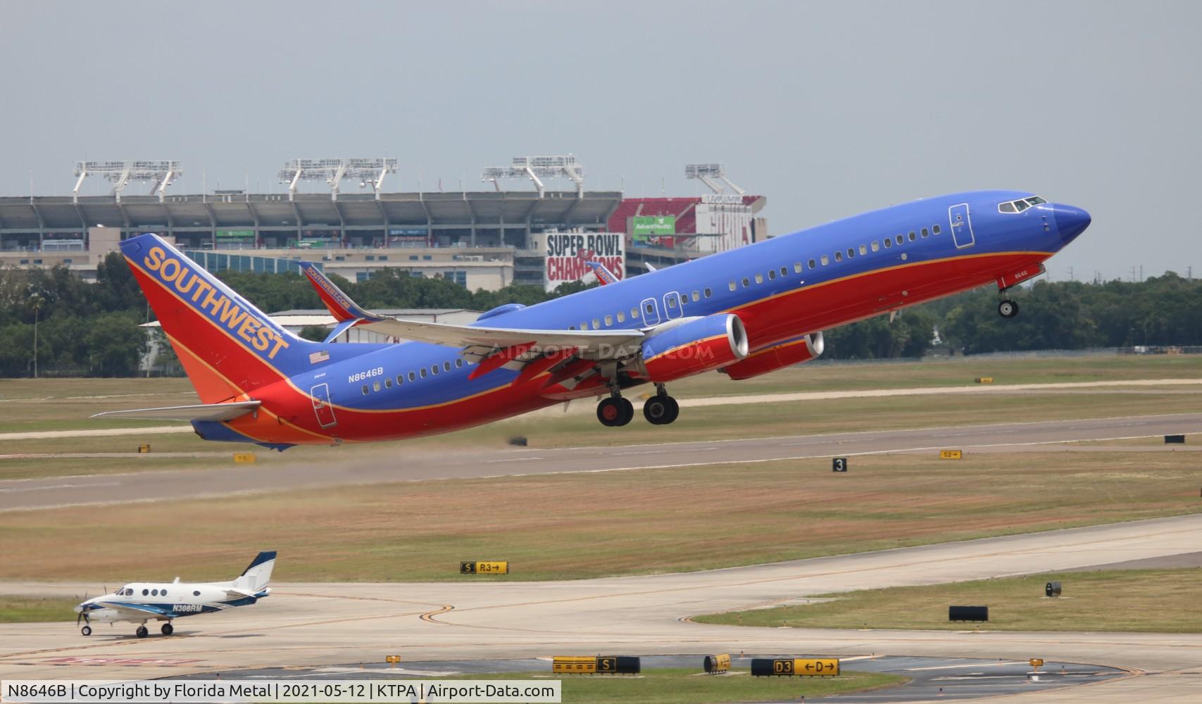 N8646B, 2014 Boeing 737-8H4 C/N 36935, TPA 2021