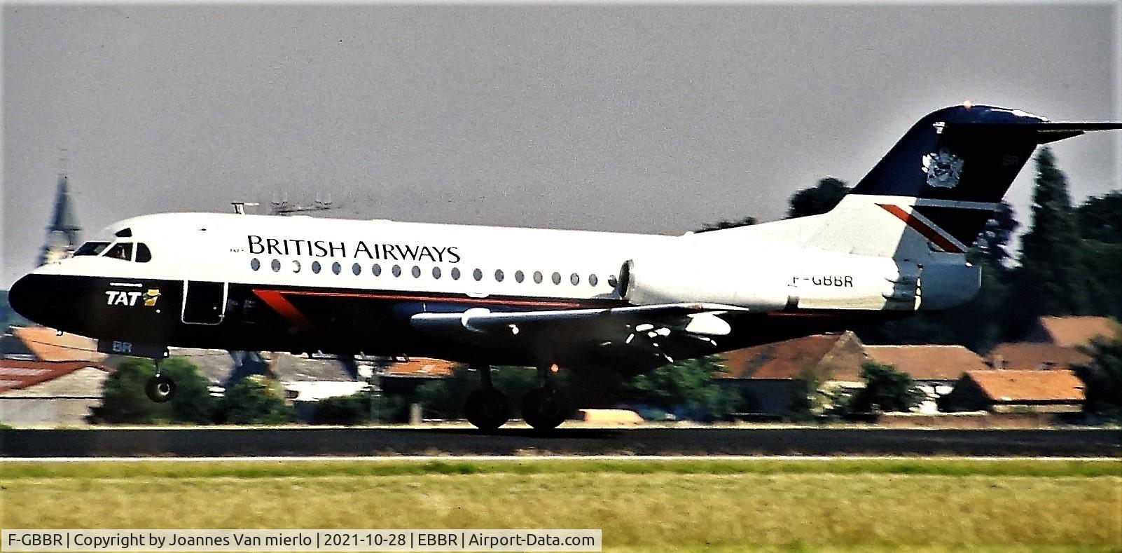 F-GBBR, 1972 Fokker F.28-1000 Fellowship C/N 11051, Slide scan