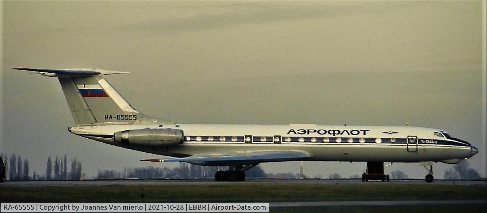 RA-65555, 1984 Tupolev Tu-134A-3 C/N 66350, Slide scan