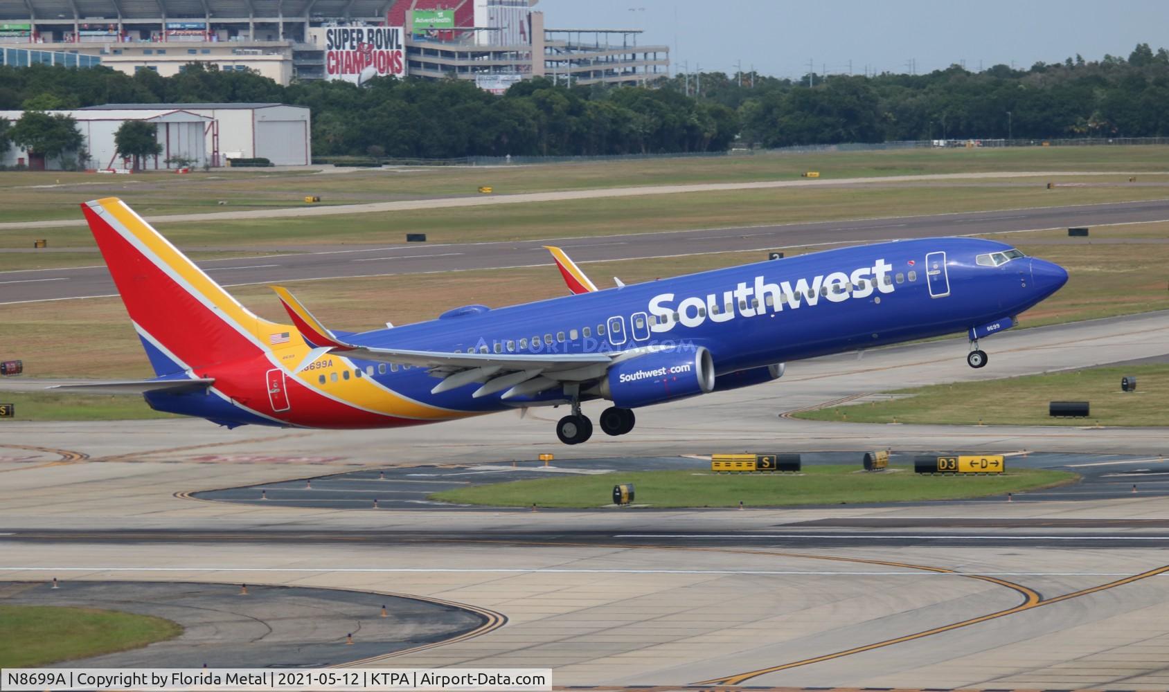 N8699A, 2016 Boeing 737-8H4 C/N 36923, TPA 2022
