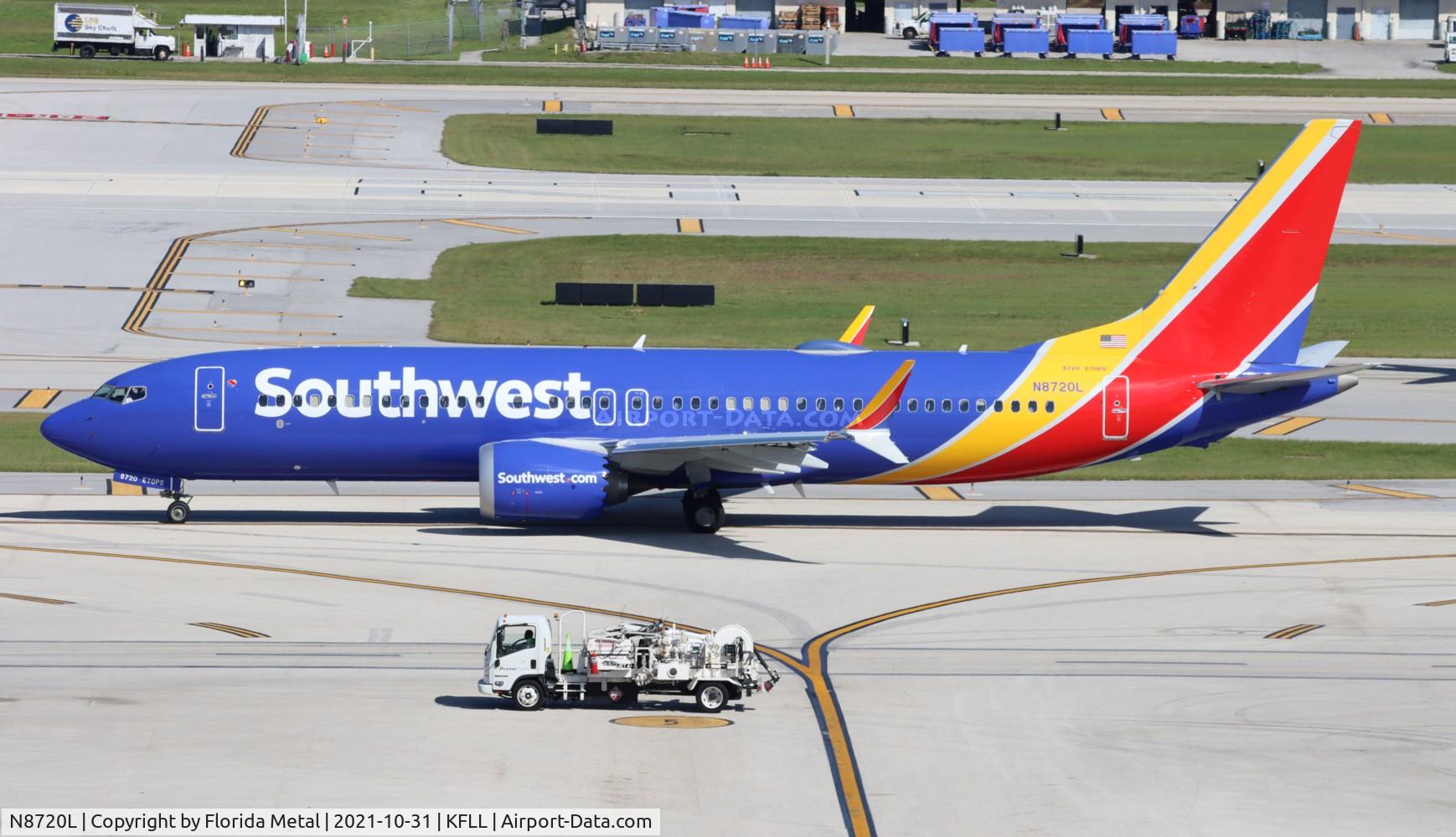 N8720L, 2018 Boeing 737 MAX 8 C/N 42547, Southwest