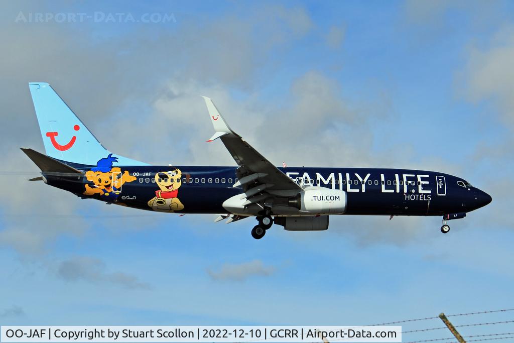 OO-JAF, 2007 Boeing 737-8K5 C/N 35133, Jetair