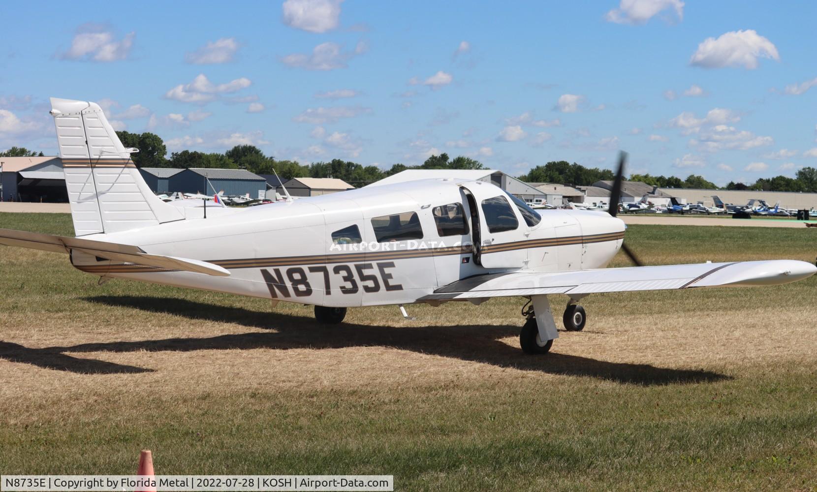 N8735E, 1976 Piper PA-32R-300 Cherokee Lance C/N 32R7680169, OSH 2022