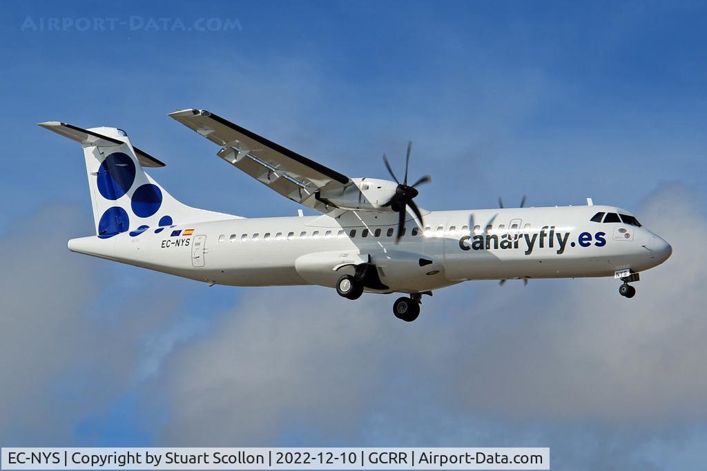 EC-NYS, 2008 ATR 72-212A C/N 785, Canaryfly