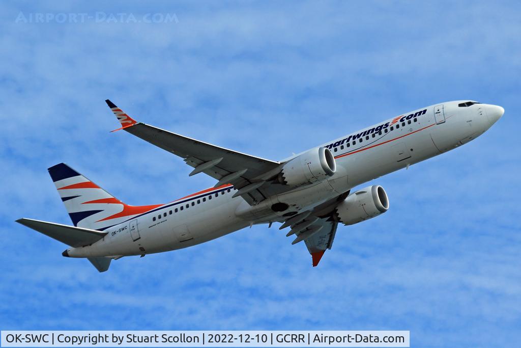 OK-SWC, 2018 Boeing 737-8 MAX C/N 43296, Smartwings