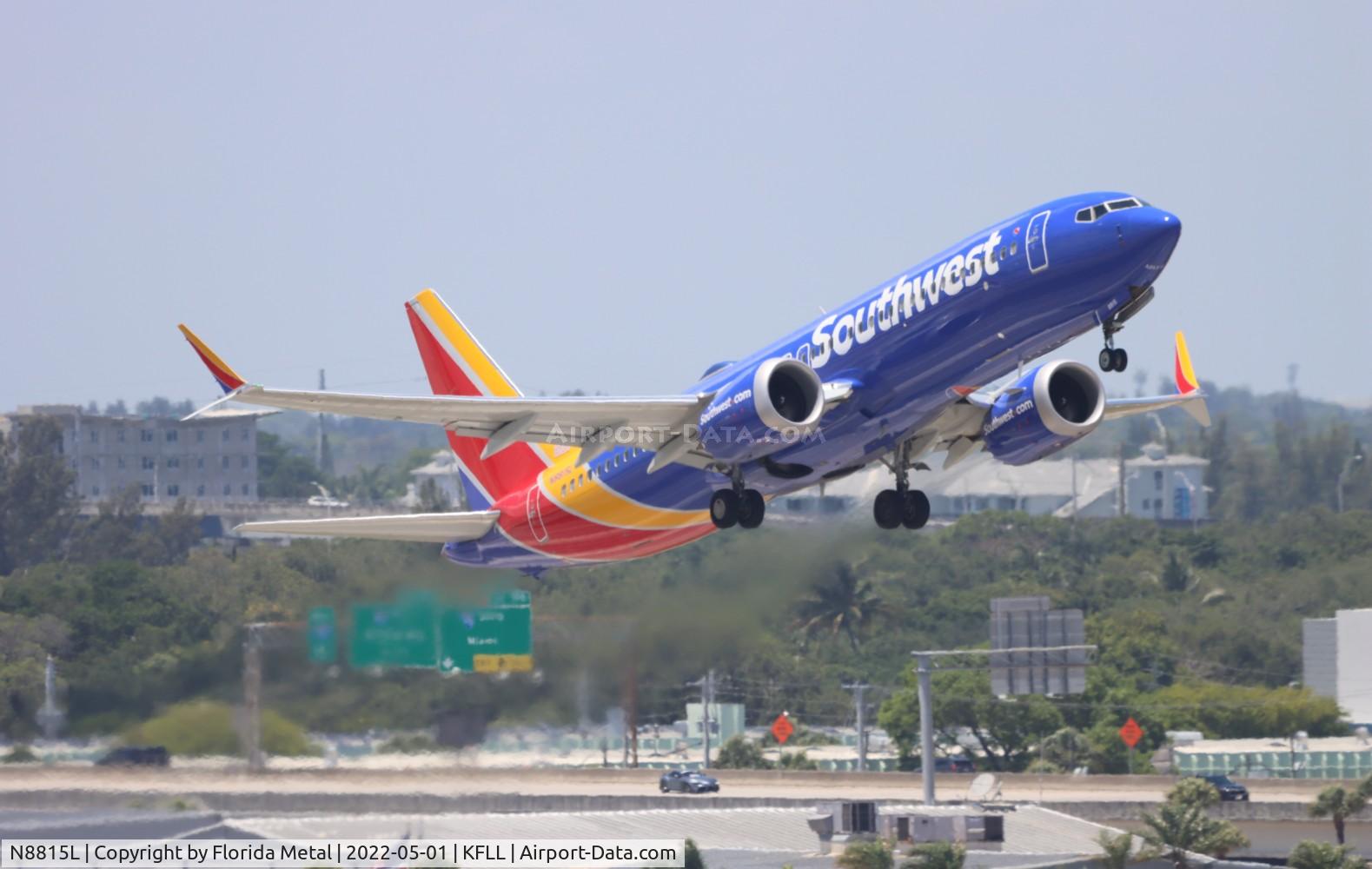N8815L, 2020 Boeing 737-8 MAX C/N 65473, FLL 2022