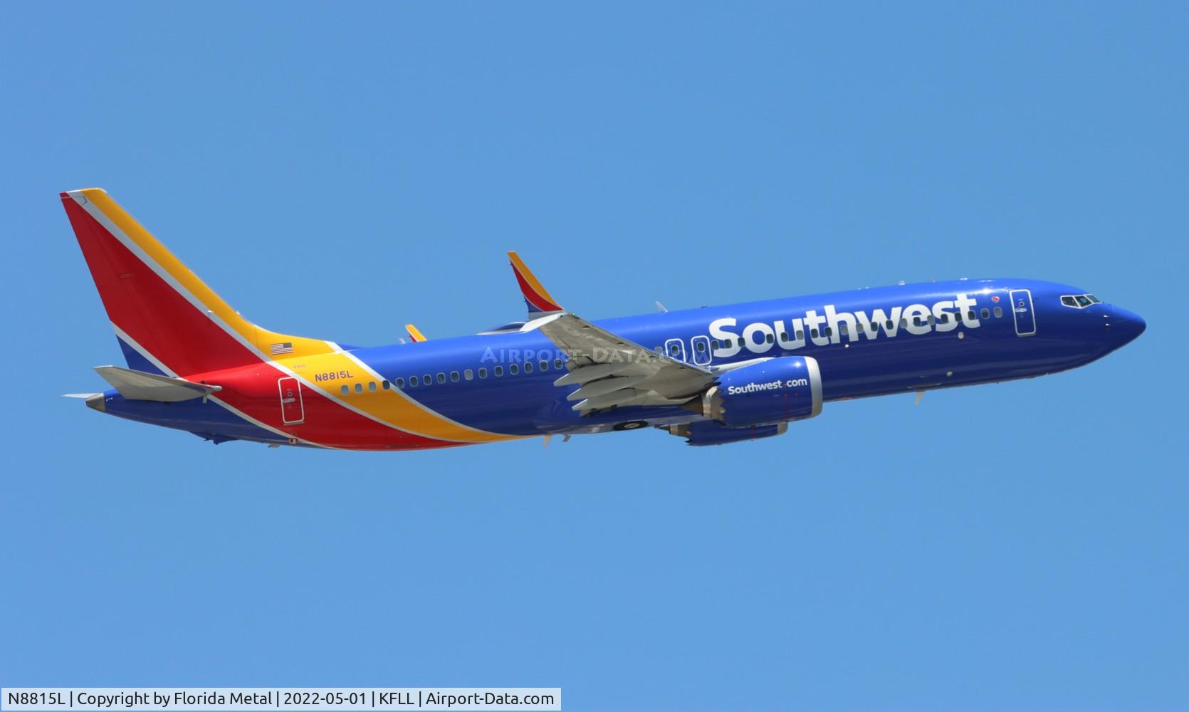 N8815L, 2020 Boeing 737-8 MAX C/N 65473, FLL 2022