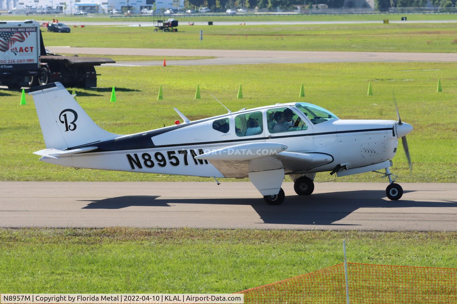 N8957M, 1963 Beech 35-B33 Debonair C/N CD-717, Sun N Fun 2022
