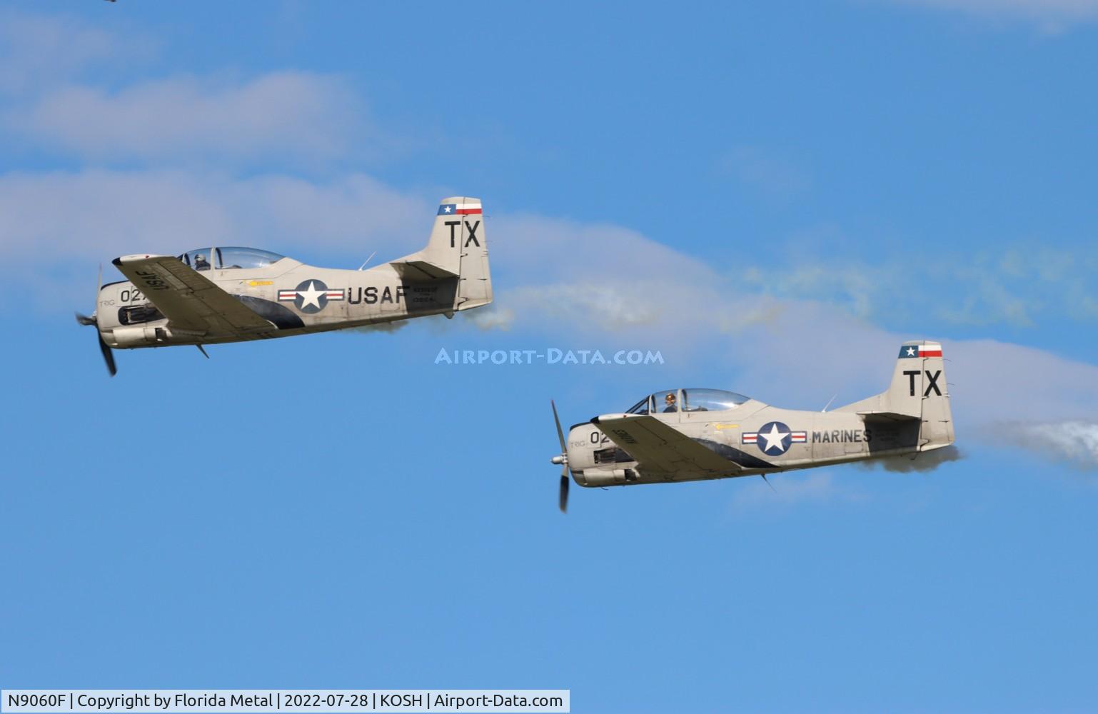 N9060F, 1957 North American T-28B Trojan C/N 200-235 (138164), OSH 2022