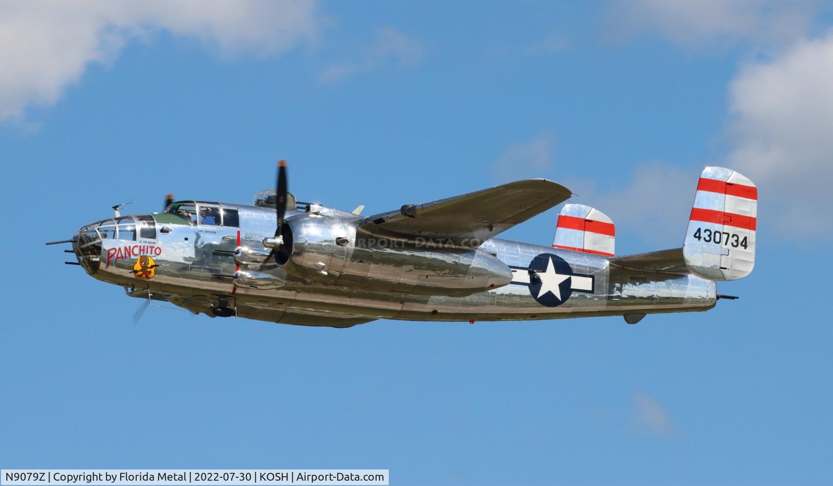 N9079Z, 1944 North American TB-25N Mitchell C/N 108-34009, OSH 2022