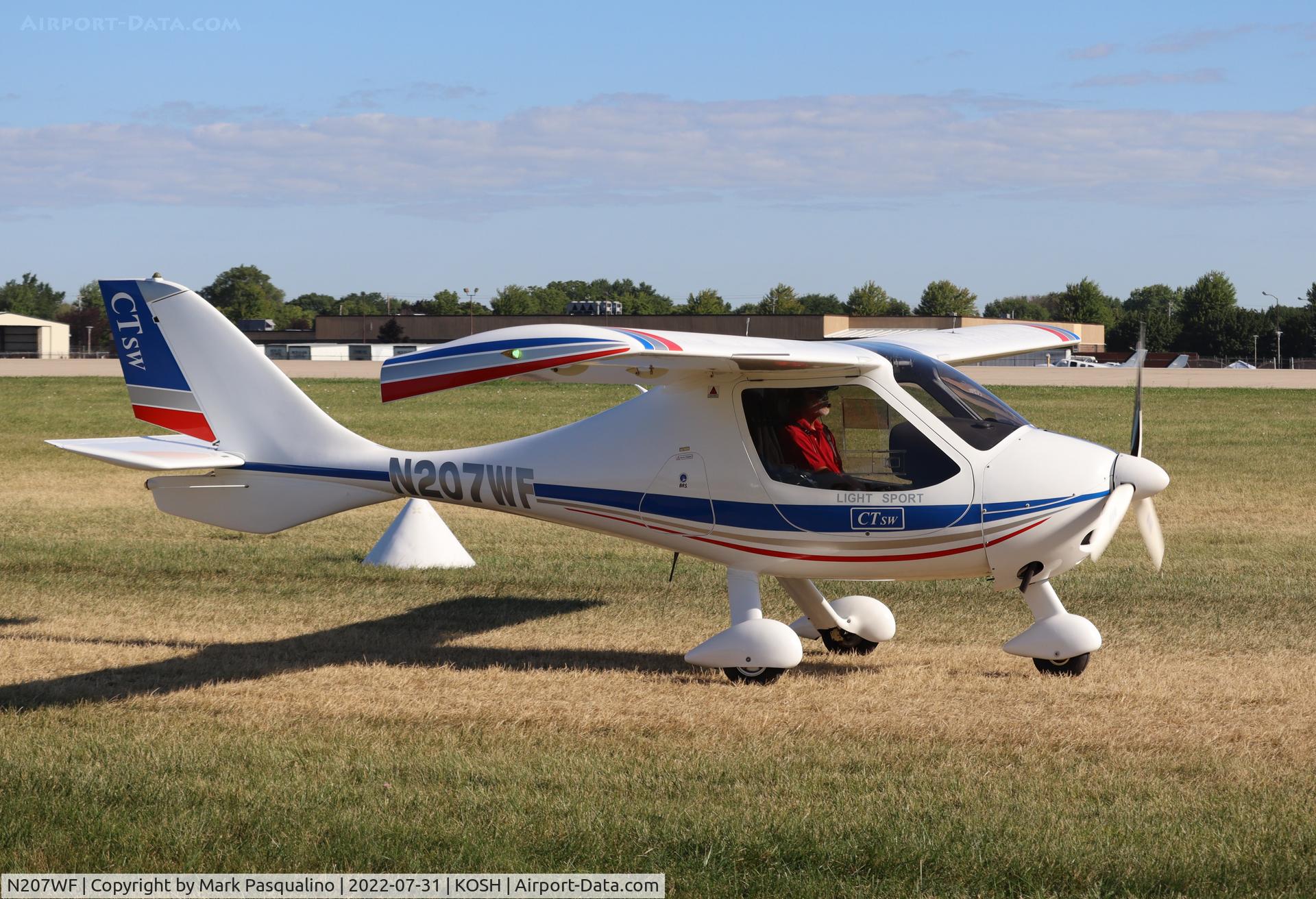 N207WF, 2007 Flight Design CTSW C/N 07-02-08, Flight Design CTSW