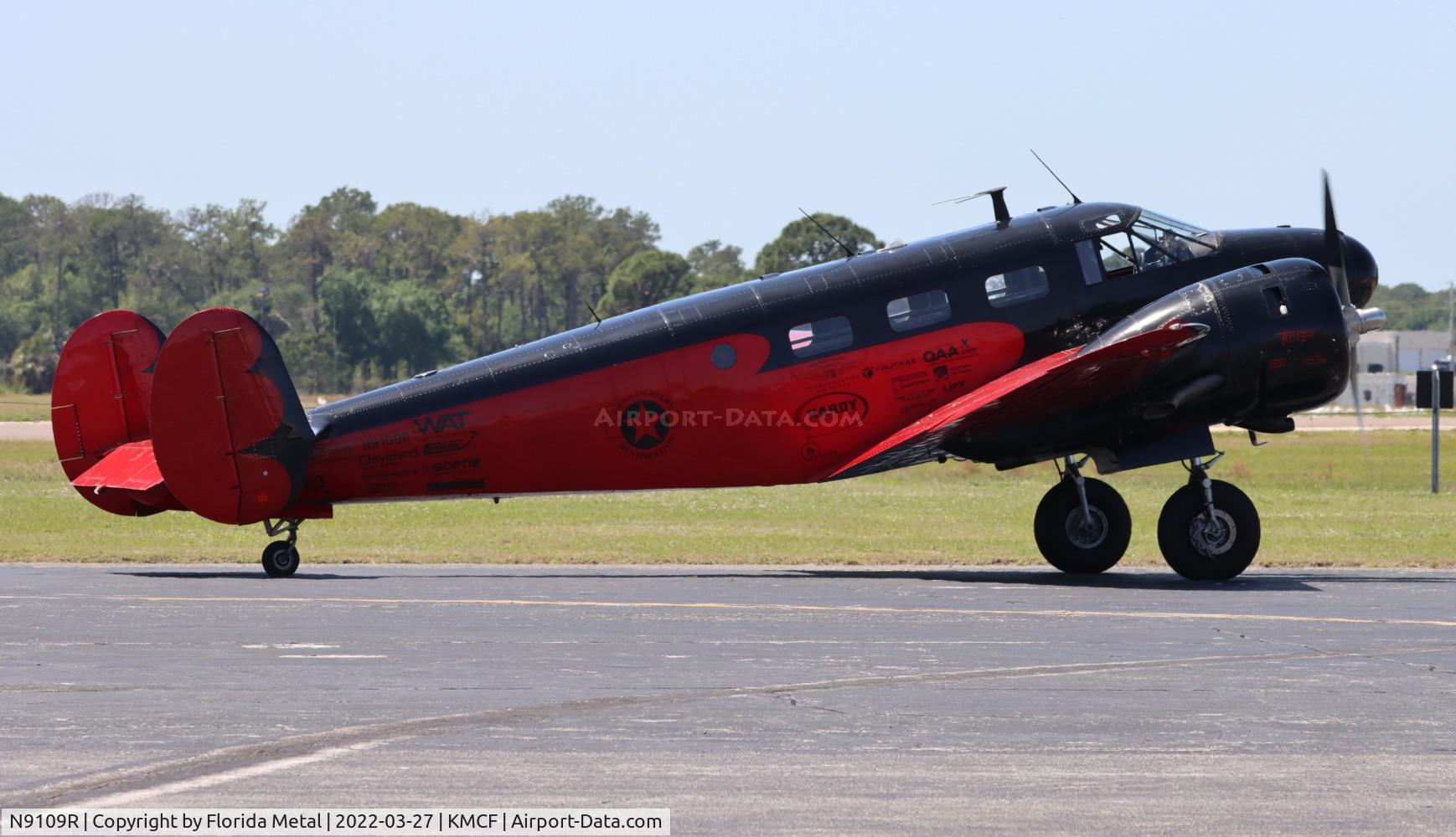 N9109R, 1943 Beech C18S (AT-7C) C/N 4383 (5676), MacDill Air Fest 2022