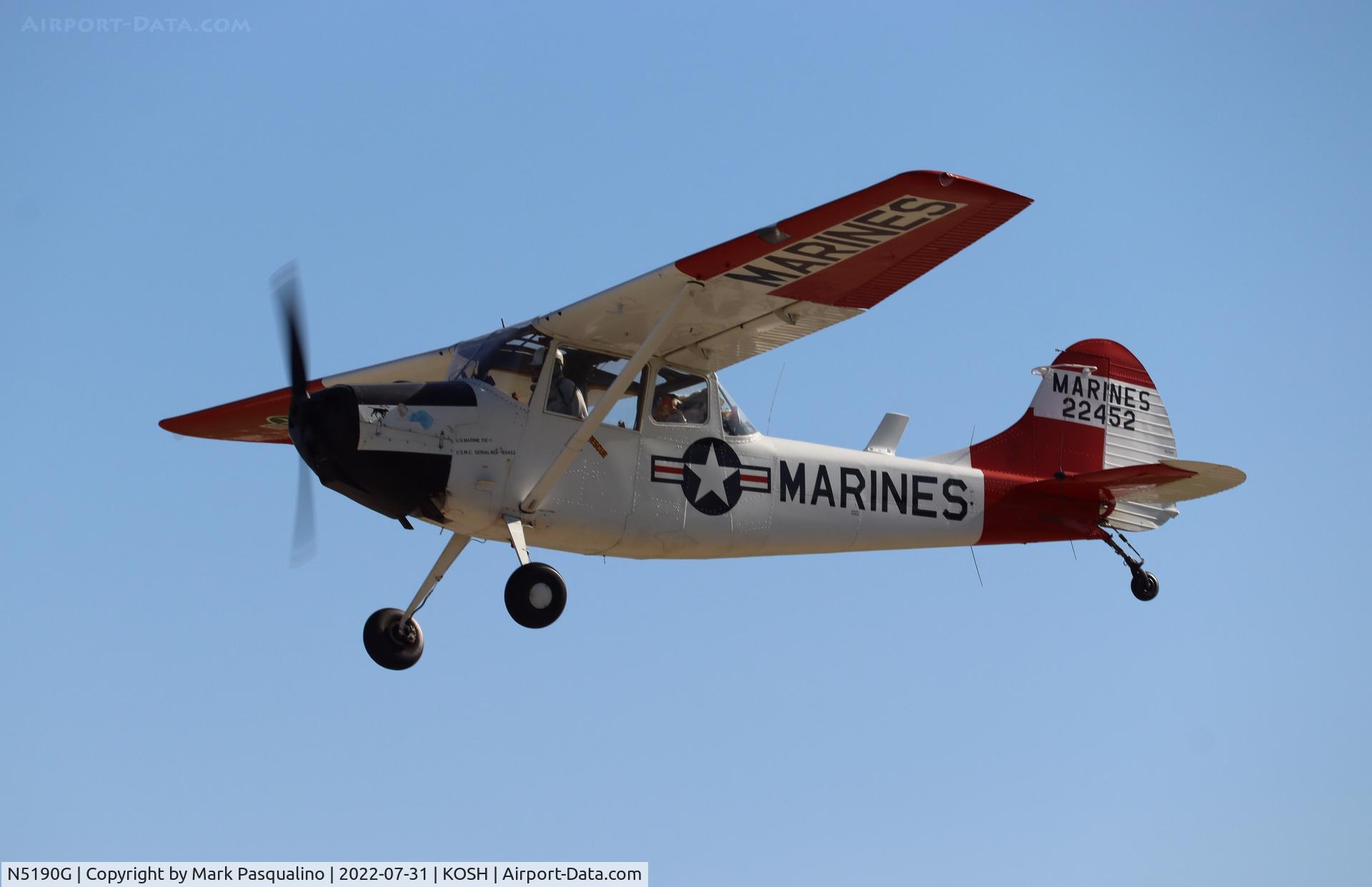 N5190G, 1951 Cessna 305A C/N 22452, Cessna 305A