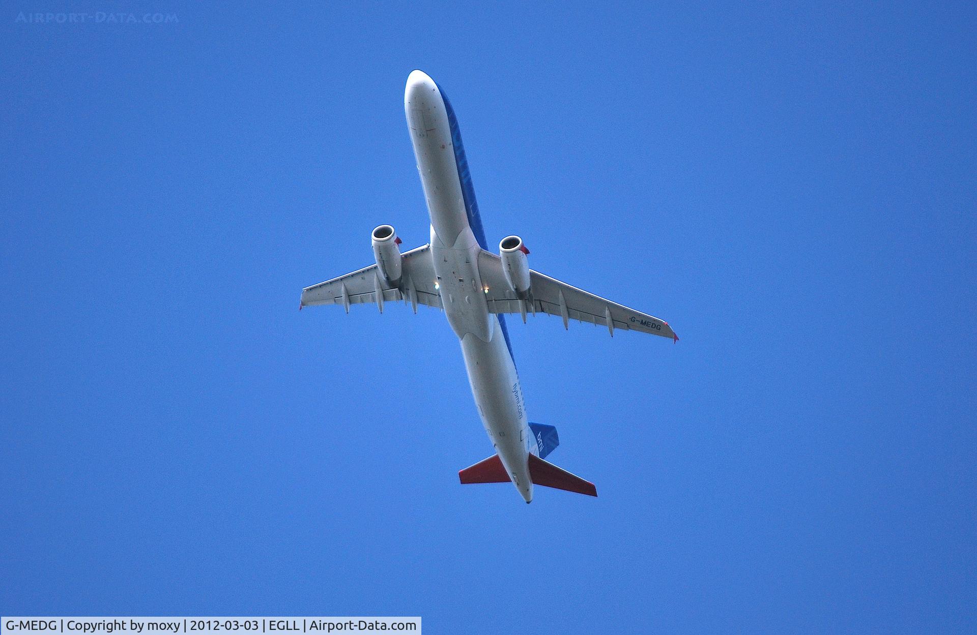 G-MEDG, 2002 Airbus A321-231 C/N 1711, Airbus A321-231 in BMI livery.
