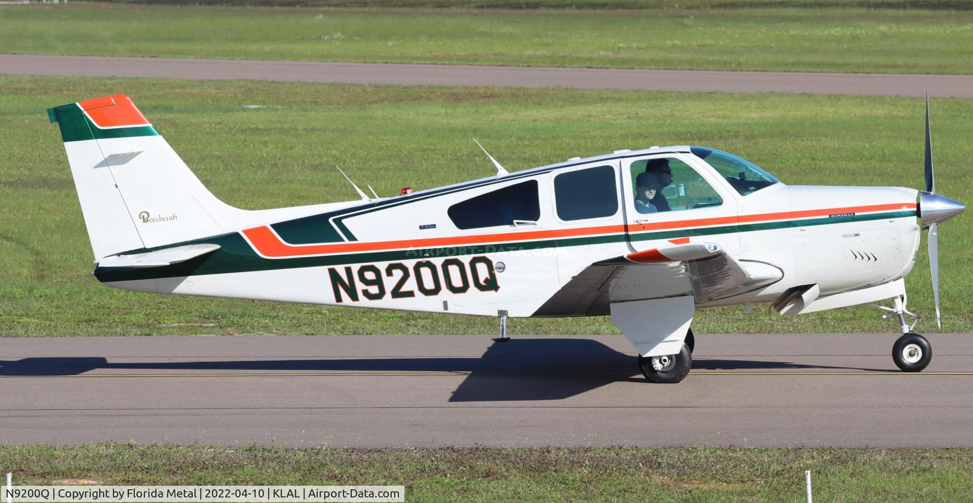 N9200Q, 1971 Beech F33A Bonanza C/N CE-335, Sun N fun 2022