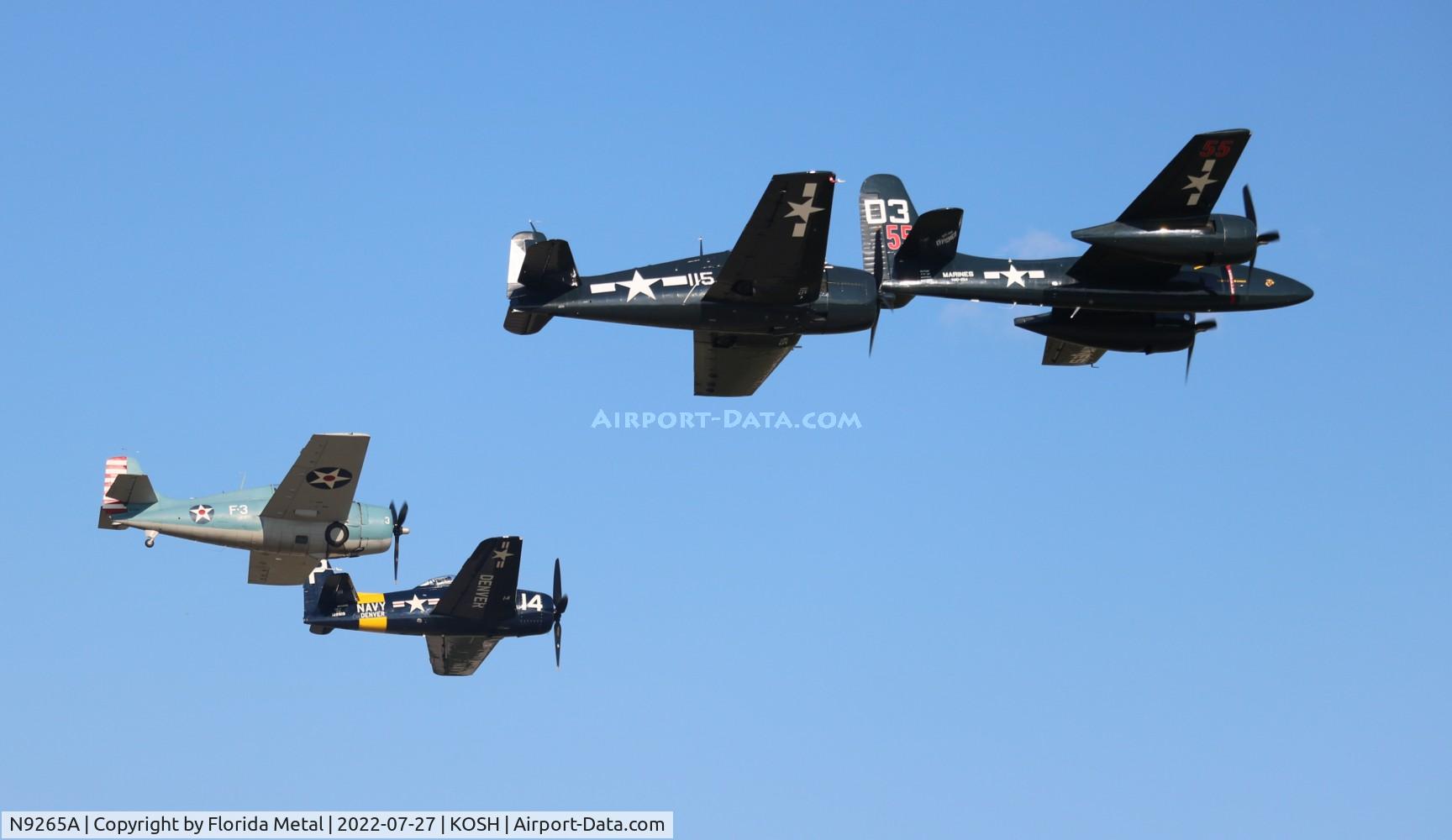N9265A, Grumman F6F-5 Hellcat C/N A-9790, OSH 2022