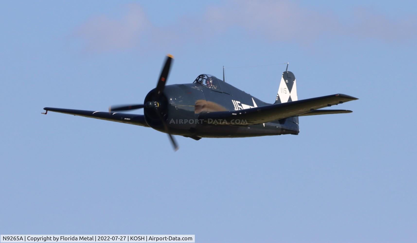 N9265A, Grumman F6F-5 Hellcat C/N A-9790, OSH 2022