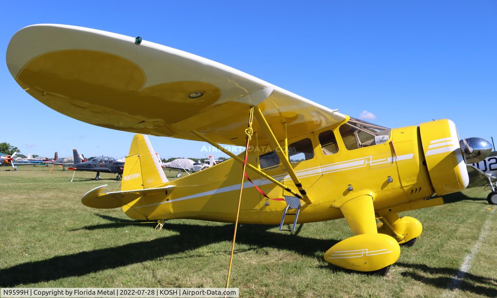 N9599H, 1943 Howard Aircraft DGA-15P C/N 733, OSH 2022