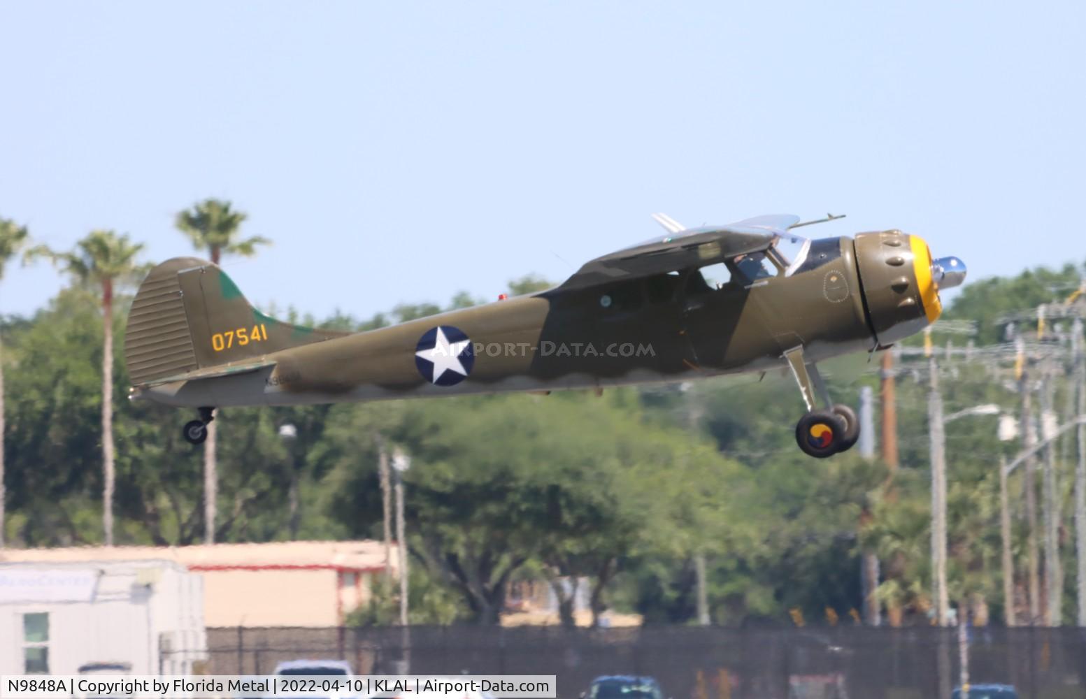 N9848A, 1950 Cessna 190 C/N 7541, Sun N Fun 2022