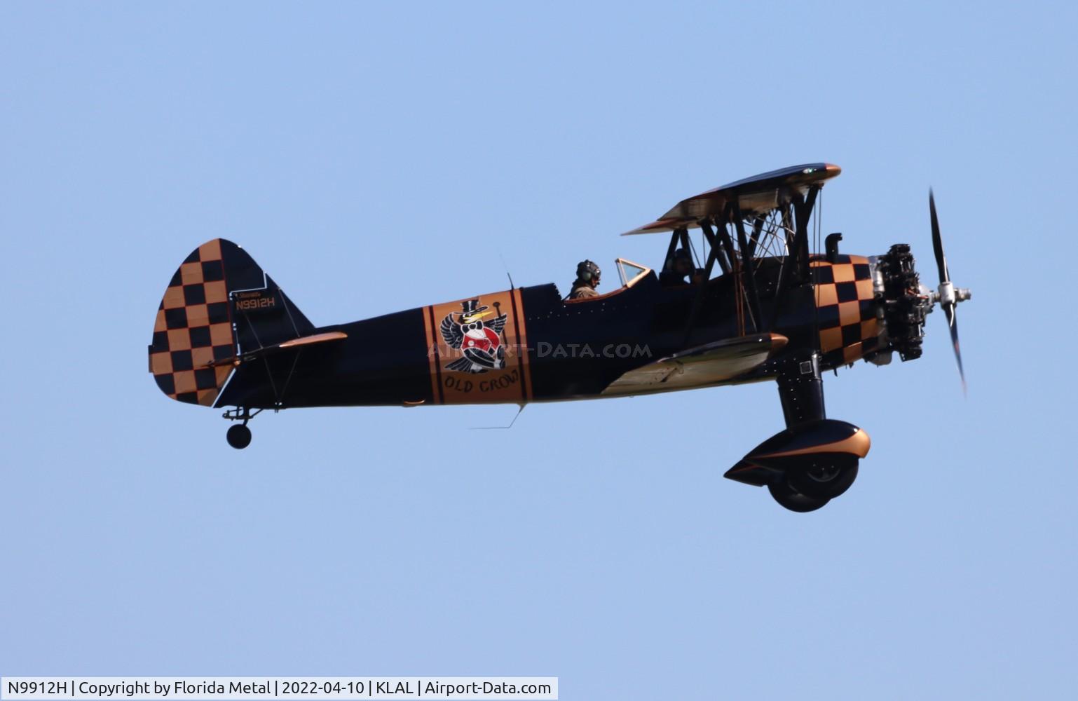 N9912H, 1943 Boeing N2S-3 Kaydet (B75N1) C/N 75-7213, Sun N fun 2022