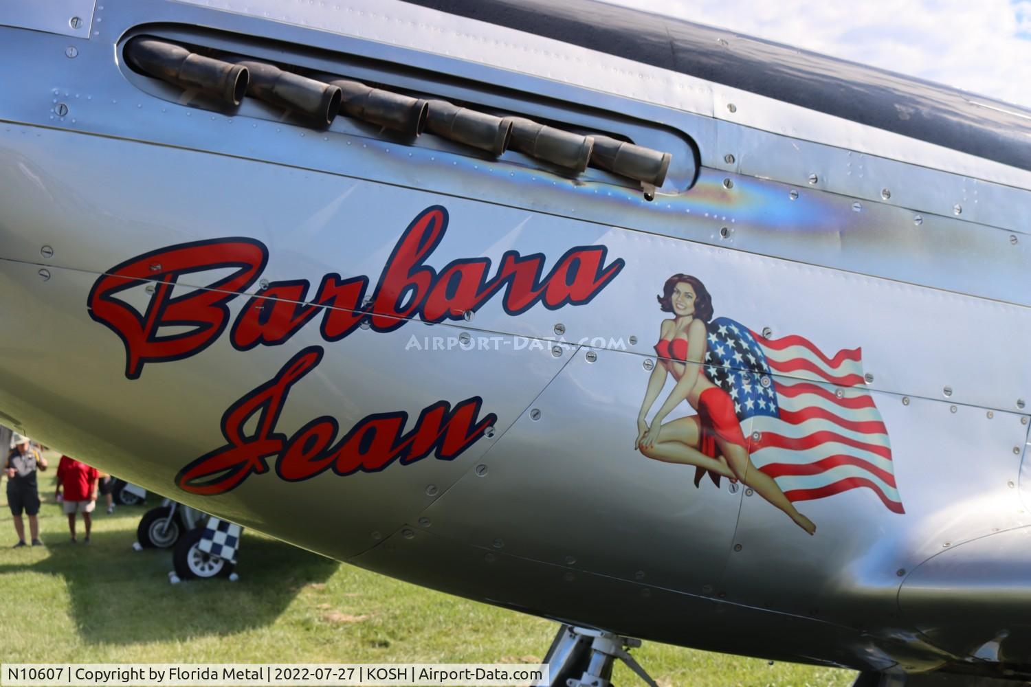 N10607, 1944 North American P-51D Mustang C/N 122-41006, OSH 2022