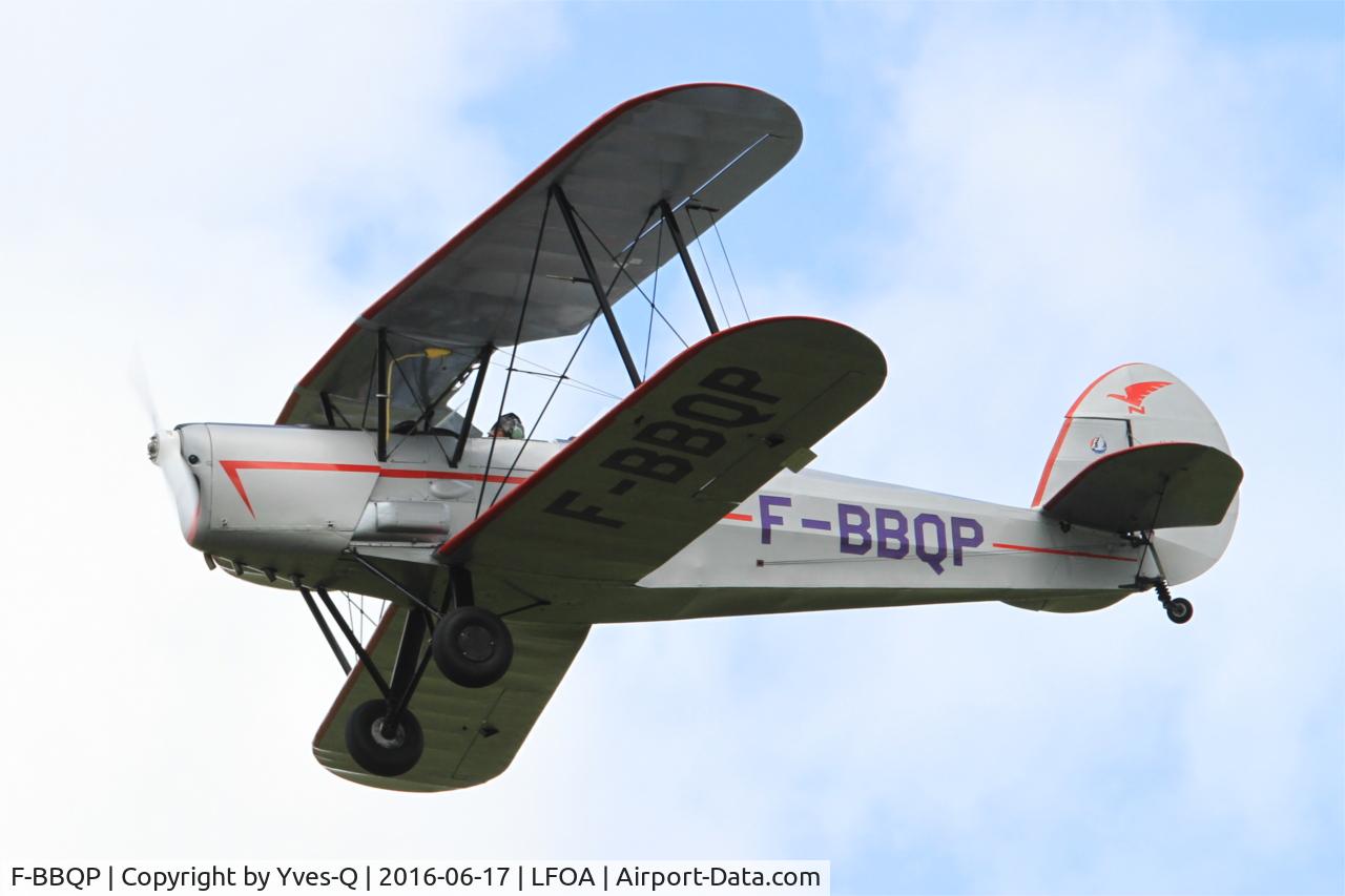 F-BBQP, Nord Stampe SV-4C C/N 191, Nord STAMPE SV 4C, On final rwy 24, Avord Air Base 702 (LFOA) Open day 2016