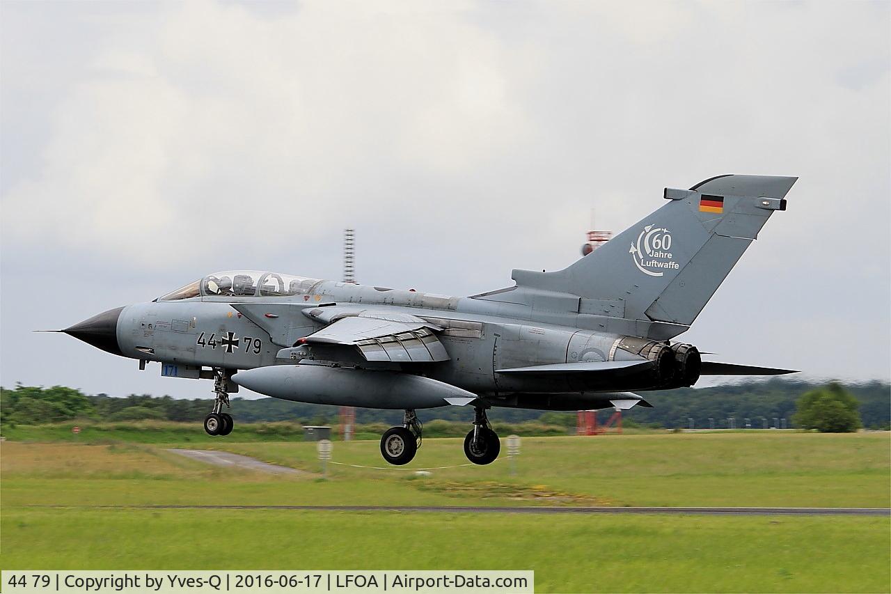 44 79, Panavia Tornado IDS C/N 454/GS132/4179, German Air Force Panavia Tornado IDS, Landing rwy 24, Avord Air Base 702 (LFOA) Open day 2016