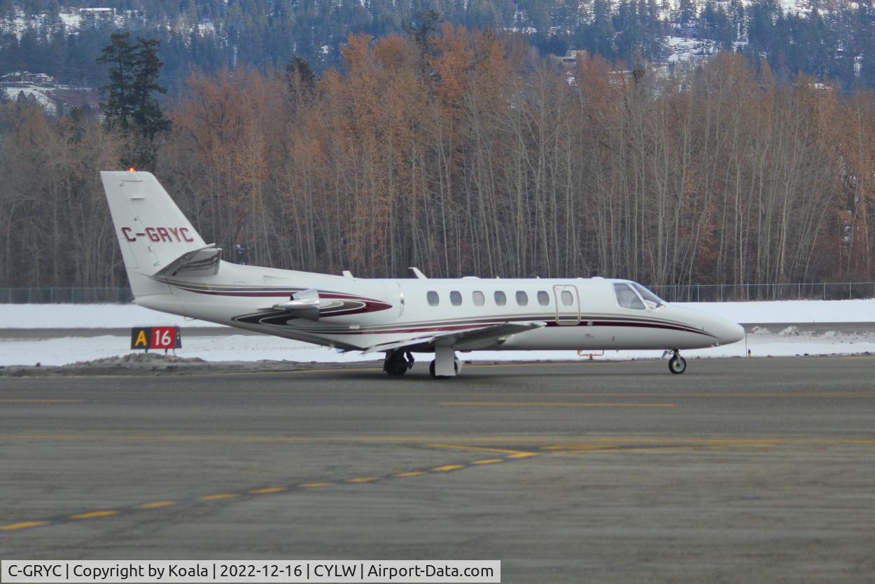 C-GRYC, 2006 Cessna 560 Citation Encore C/N 560-0702, Departure to Red Deer (YQF).