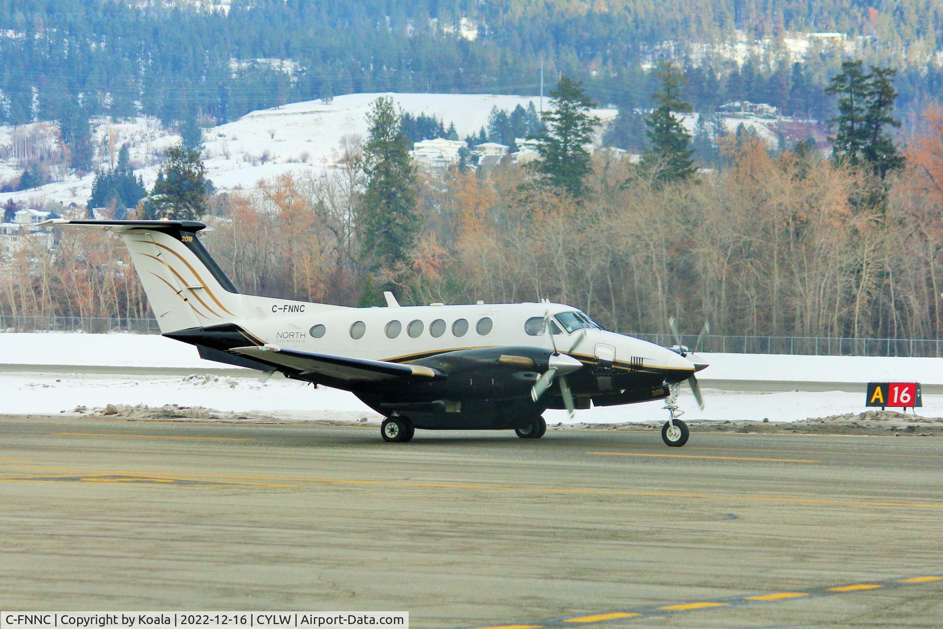 C-FNNC, 1981 Beech 200 Super King Air C/N BB222, Departure to Terrace (YXT).