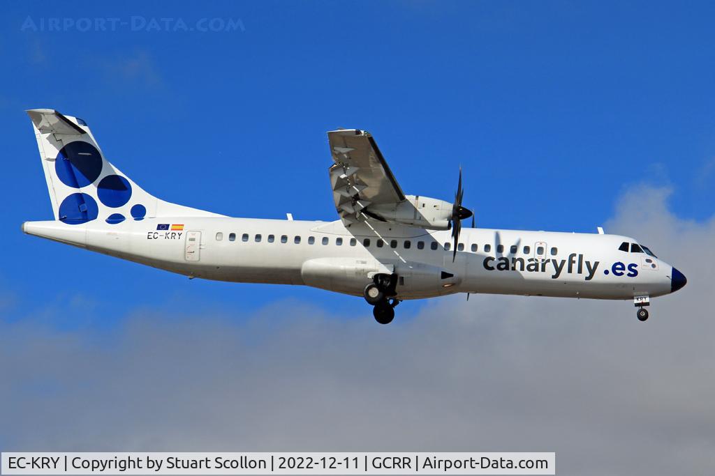 EC-KRY, 2008 ATR 72-212A C/N 795, Canary Fly
