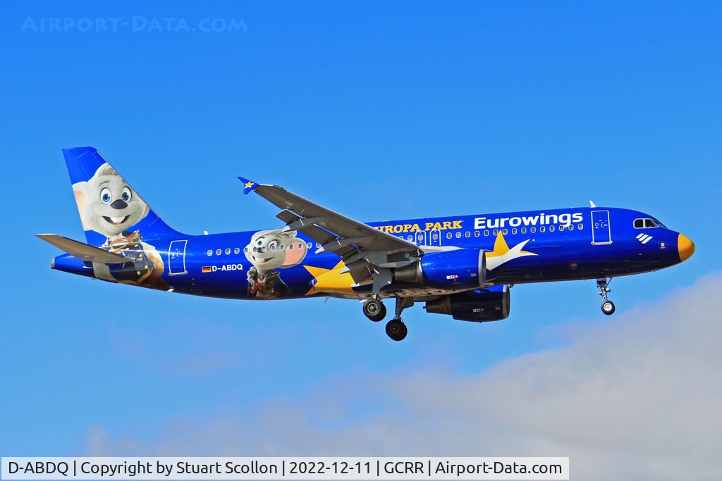 D-ABDQ, 2007 Airbus A320-214 C/N 3121, Eurowings