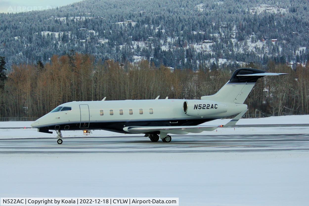N522AC, 2016 Bombardier Challenger 350 (BD-100-1A10) C/N 20664, Arrival from Santa Barbara (SBA, CA).