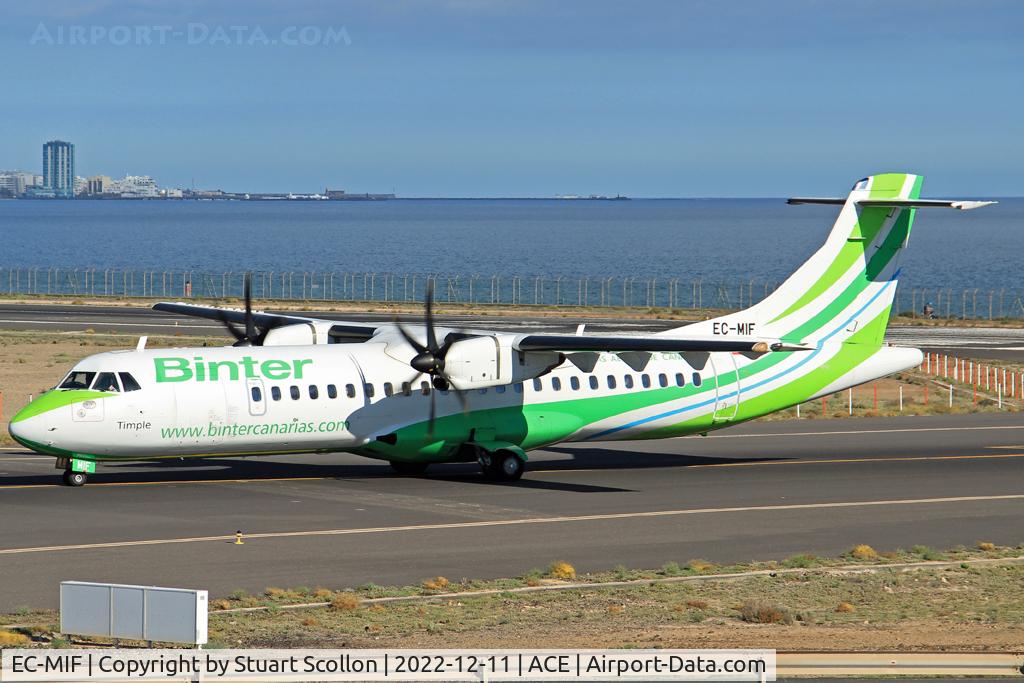 EC-MIF, 2015 ATR 72-212A C/N 1278, Binter