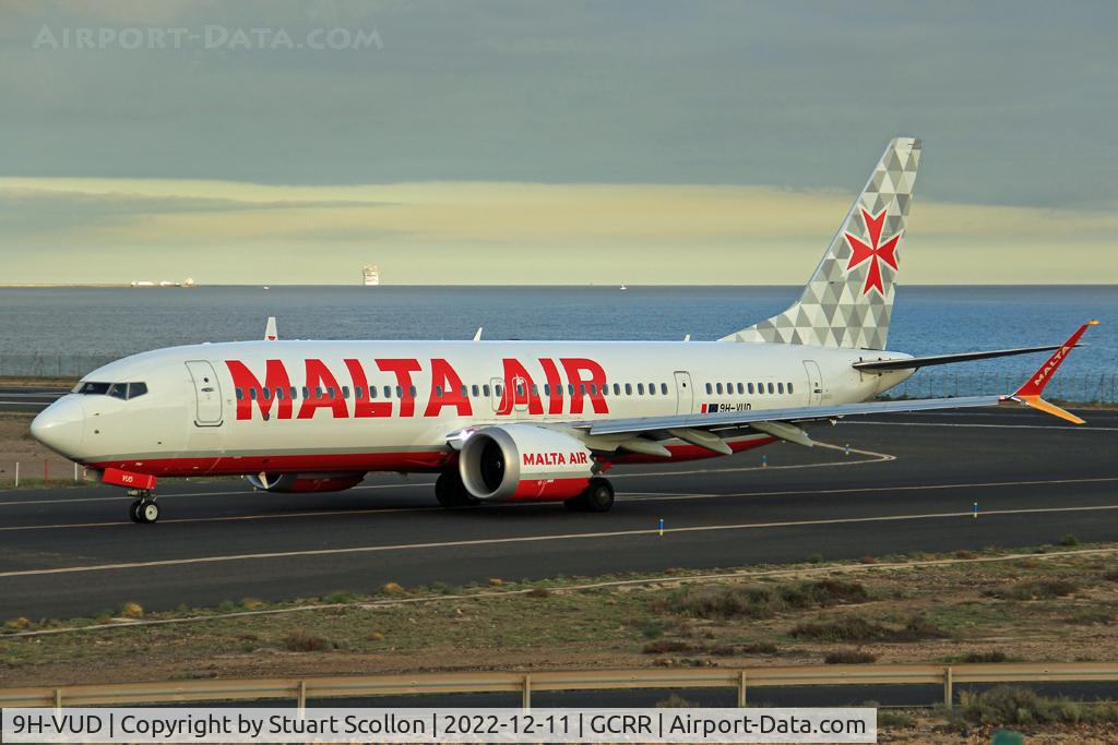 9H-VUD, 2021 Boeing 737-8-200 MAX C/N 65878, MALTA AIR