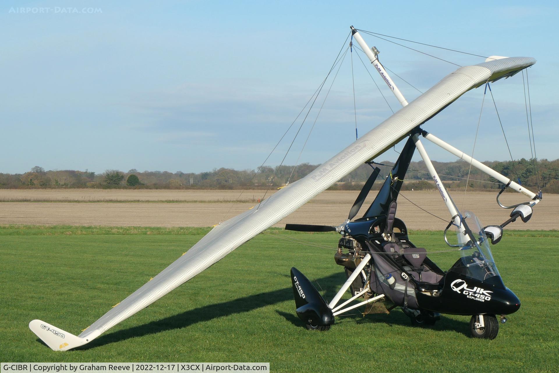 G-CIBR, 2013 P&M Aviation Quik GT450 C/N 8666, Parked in the sun at Northrepps.