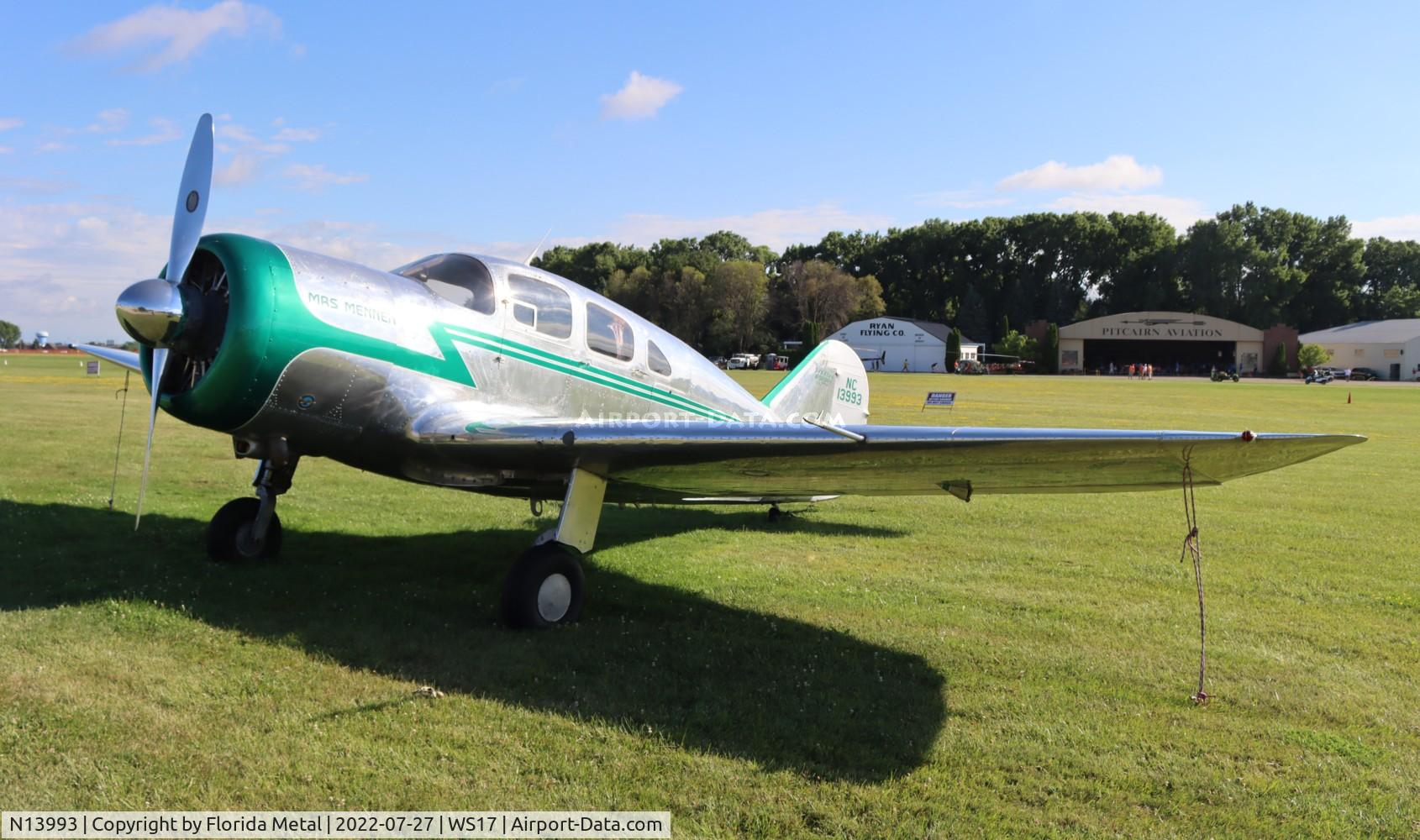 N13993, 1937 Spartan 7W Executive C/N 2, OSH 2022