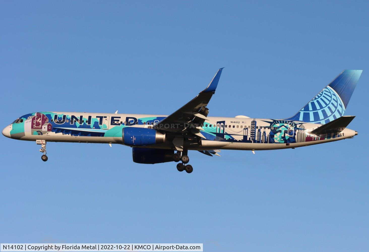 N14102, 1994 Boeing 757-224 C/N 27292, Her Art Here New York
