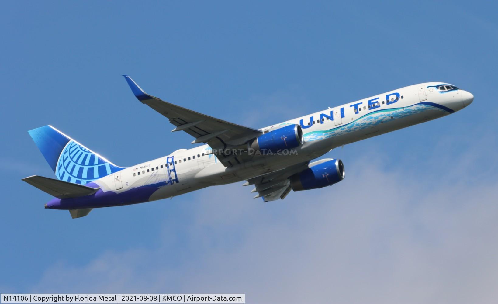 N14106, 1994 Boeing 757-224 C/N 27296, Her Art Here - California