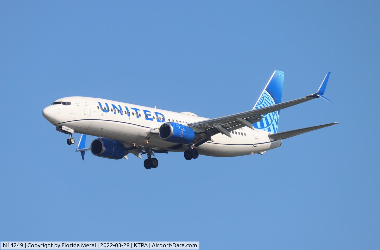 N14249, 1999 Boeing 737-824 C/N 28809, TPA 2022