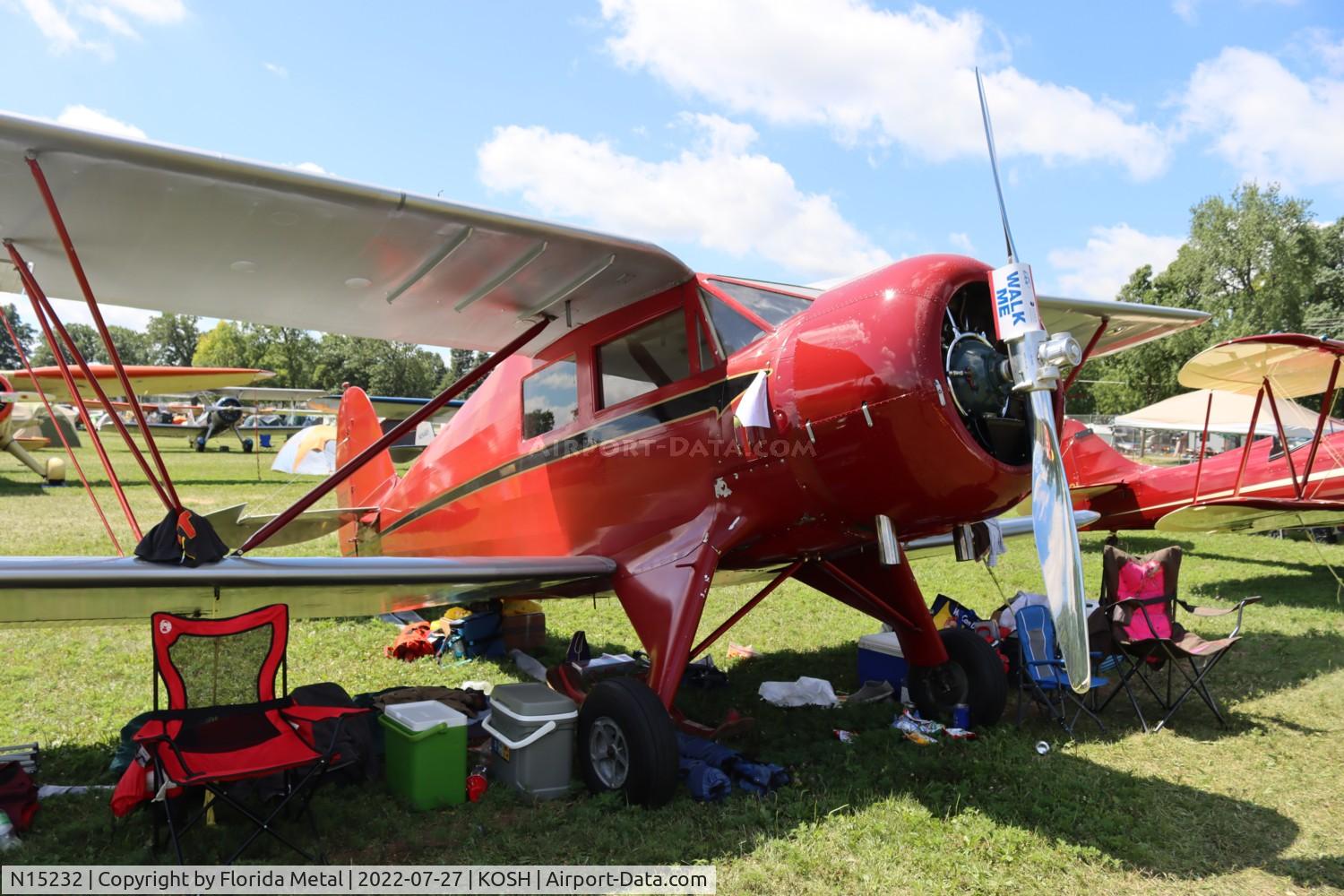 N15232, 1935 Waco YKC-S C/N 4263, OSH 2022