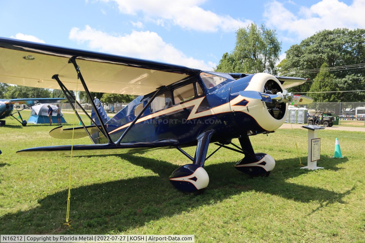 N16212, 1936 Waco YQC-6 C/N 4402, OSH 2022