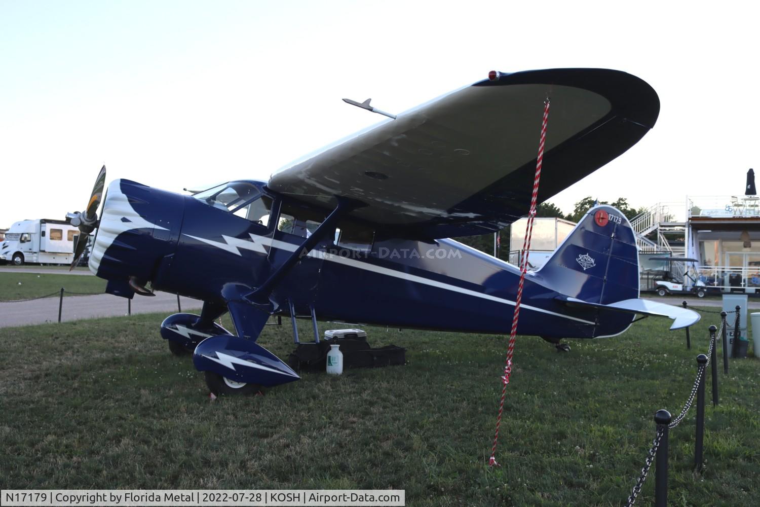 N17179, 1939 Stinson SR-9 Reliant C/N 5167, OSH 2022