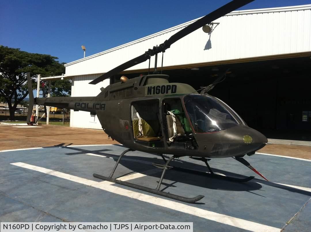 N160PD, 1970 Bell OH-58A Kiowa C/N 40671, Oh58 with military original colors.