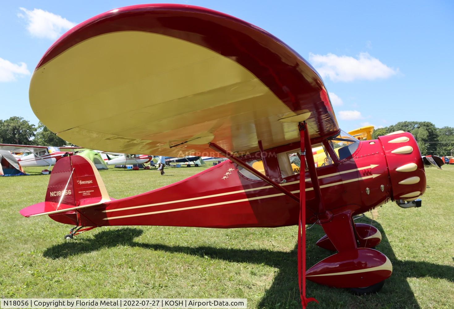 N18056, 1937 Monocoupe 90A C/N A-765, Monocoupe 90A