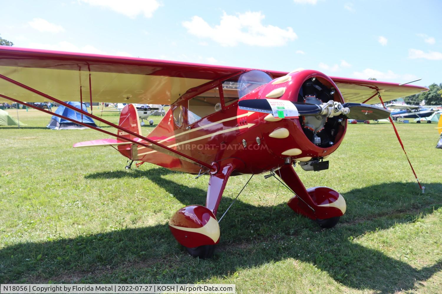N18056, 1937 Monocoupe 90A C/N A-765, OSH 2022