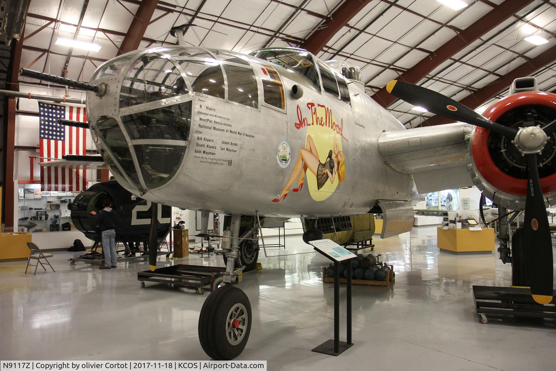 N9117Z, 1944 North American B-25J Mitchell Mitchell C/N 108-32474, Homebase Colorado Springs
