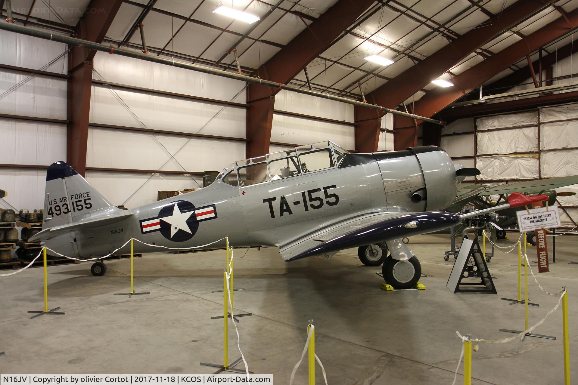 N16JV, 1949 North American T-6G Texan C/N 168-259, nov 2017