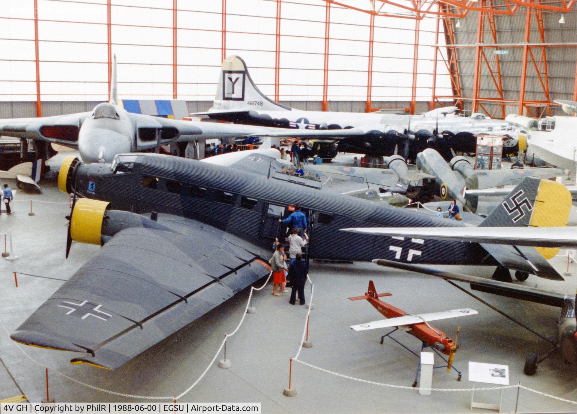 4V GH, 1946 AAC 1 (Junkers) Toucan (Ju 52/m3g14e C/N 255, 4V+GH 1946 Amiot AAC.1 Toucan Luftwaffe IWM Duxford